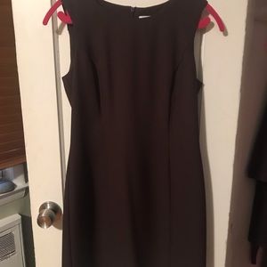 Brown mini dress